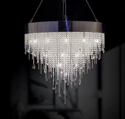 Lampade a pendente trasparenti e chiare per uso personale lampadari a goccia di pioggia AC110V