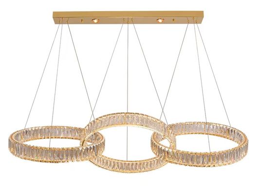 Luci di cristallo per ciondolo personalizzato Lobby candelabro moderno