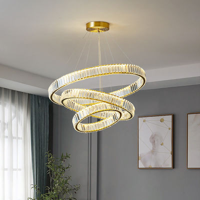 5-30m2 Crystal Chandelier Ceiling Light Dimmable principale moderno