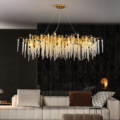 Risparmio moderno di Crystal Grand Hospitality Chandeliers Energy del candeliere dell'ingresso G9