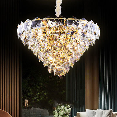 Crystal Chandelier Stylish And Luxurious montato soffitto moderno per la decorazione domestica