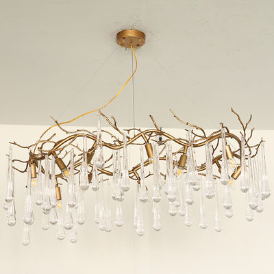 40W Crystal Ceiling Lights Hanging Mounted di lusso 110V - 240V