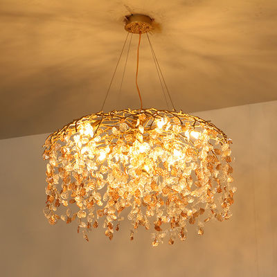 luci di lusso del soffitto dell'oro del metallo 40W per la decorazione domestica