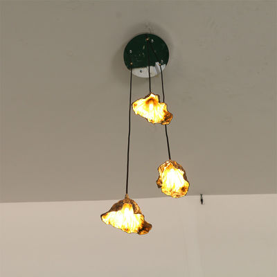 Candeliere di Lotus Leaf Chandelier Creative Indoor del rame di Dewaxed