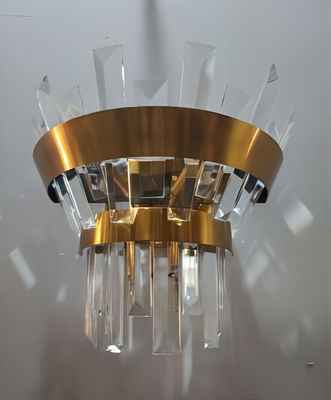 3000K - metallo Crystal Wall Lamp Interior Decoration dell'oro di 6000K W8053
