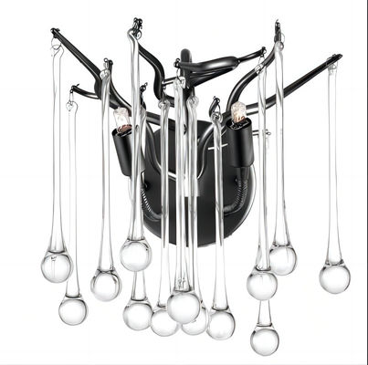 W8053 Lampada da parete moderna a cristallo d'oro Decorazione interna