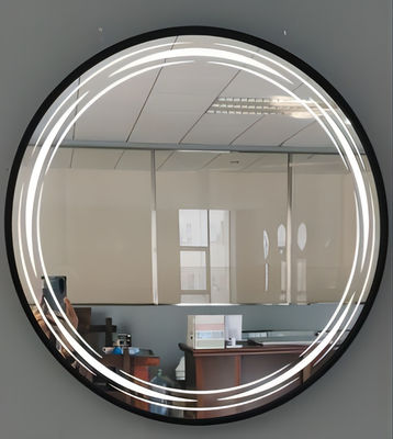 effetto di riflessione della radura di 60cm Dia Aluminum Frame Bathroom Mirror