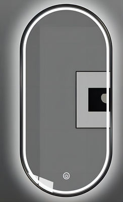 Luce illuminata ovale dello specchio del bagno del LED con illuminazione integrata del LED