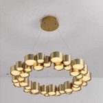 Champagne Gold High End candelabri artistici per mostre d'arte