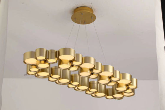 LED Acrilico Oro Resina Creativo lampadario Csutom Colore 3000 - 6000K
