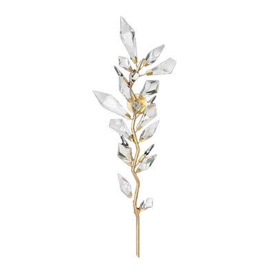 Candelabro a foglia di cristallo a facce Facile manutenzione