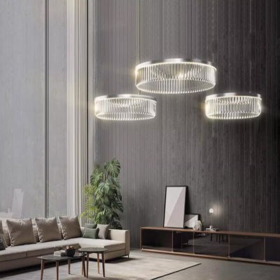 Luce a LED a tre colori Pendente di vetro moderno lampadario 4000K