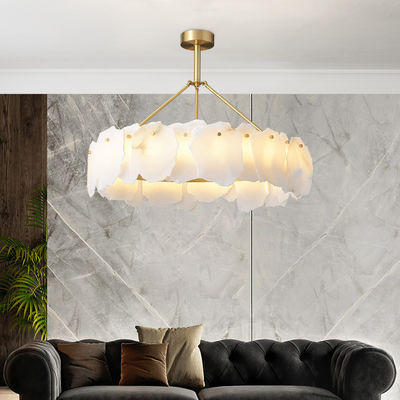 Colore scagliola di ottone rivestito di ferro Luce di soffitto di lusso per la decorazione domestica