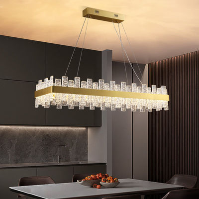 Cromo lucidato Ristorante candelabri Oro K9 Cristallo Illuminazione Lampade interne