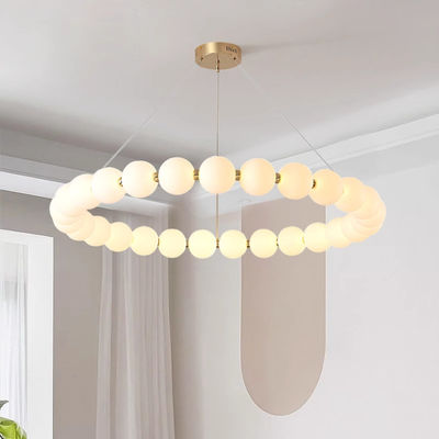 Lampade di vetro LED a risparmio energetico Lampade a pendente Sala da pranzo Ristorante lampadario 25-30M2