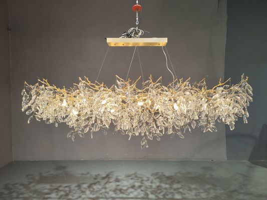 Salotto / camera da letto Metal K9 cristallo lampadario 15m2 - 30m2 111V ~ 240V