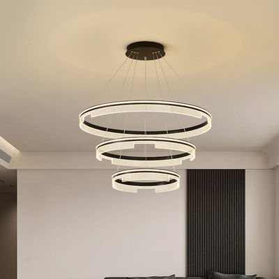 Materiale di lucidatura del metallo LED Contemporaneo lampadario rotondo 20 - 30m2