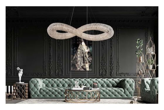 Art Light Luxury Crystal Chandelier Per Il Soggiorno Ristorante Hotel Lobby