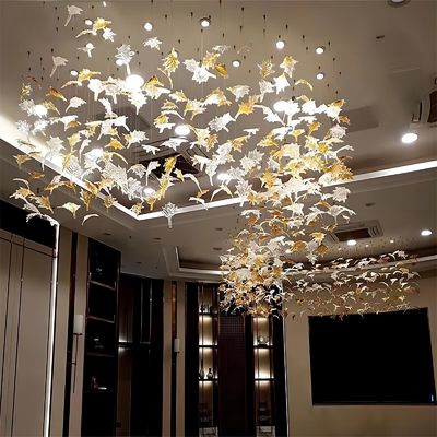 Non Standard Personalizzato Glaciato Acero Legno candelabro Hotel Banchetto Arte Decorazione Ingegneria Luce