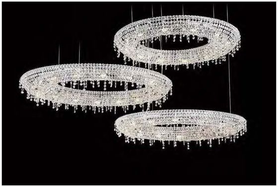 Luce di lusso Lobby creativo lampadario High End cristallo lampadari Hotel Lobby Art Island