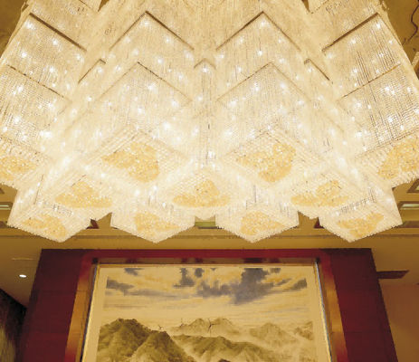 ODM OEM Extra grandi candelabri per club di lusso Musei sale espositive