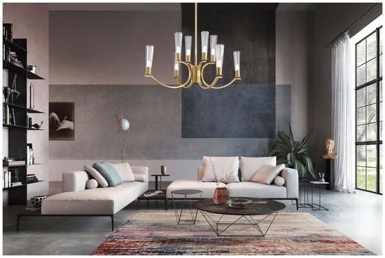 Candelabro in vetro di rame personalizzabile Disponibile in più dimensioni