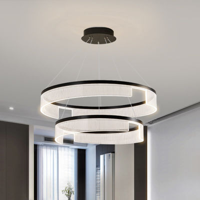 Fonte di luce LED Hobby Lobby lampadario stile moderno con lampadario acrilico ad alta trasmittanza