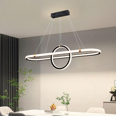 LED 92W/Tre colori Nero Ristorante lampadario Soft Comfortable Light