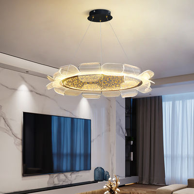Luce da soffitto acrilica moderna dorata e limpida Alta luminosità