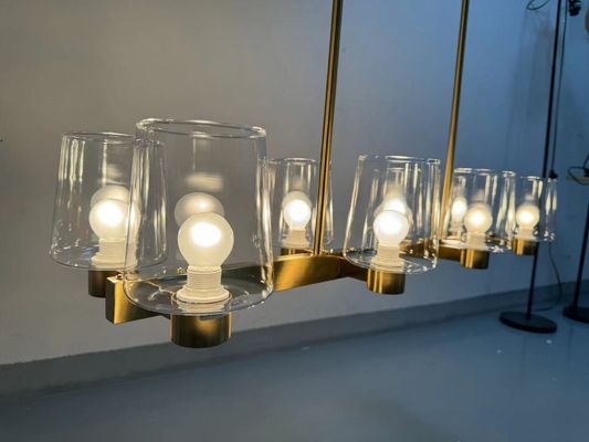 42 in 8 luce contemporanea oro island candelabro illuminazione casa foyer ingresso