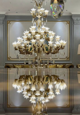 Grandi candelabri di fiori di alta qualità per il grande foyer sala da pranzo spazio commerciale di alta gamma