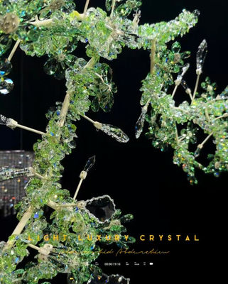 Unico Grandi candelabri Luxury Metal Crystal Floral Candelabro Luxurious Elegante
