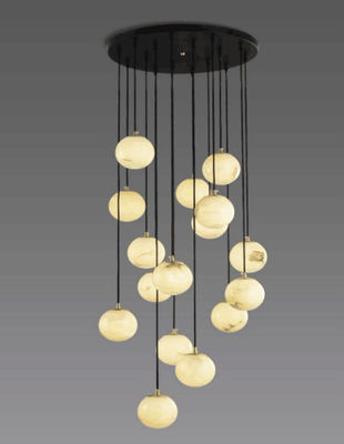 Spirale Moderno cristallo lampadario Sala Long Flush montato lampadari Illuminazione cristallino lucente Led L'Escalier luci
