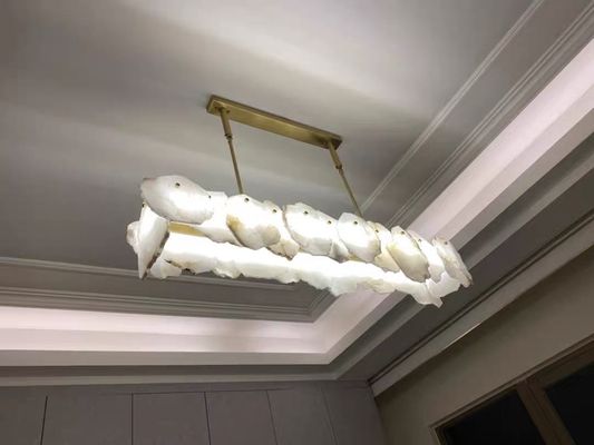 Luce di soffitto di decorazione moderna bella luce di vetro di arte candelabro per soggiorno sala da pranzo