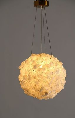 Lampada a sfera per l'isola di cucina di design contemporaneo Piccolo candelabro di decorazione in roccia naturale