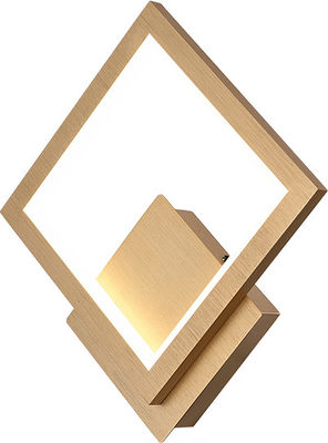 Creativo quadrato alluminio luce da parete 18w parete di fondo soggiorno camera da letto testa di stanza luce da parete arte