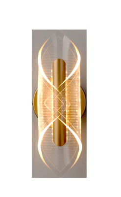 Lampada da parete a capoccia moderno e semplice lampada a LED per il corridoio del soggiorno lampada murale acrilica luce da parete