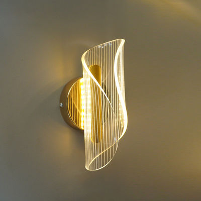 Luce di lusso camera da letto lampada da parete salotto nordico sfondo TV di parete griglia luce led lampada da parete corridoio