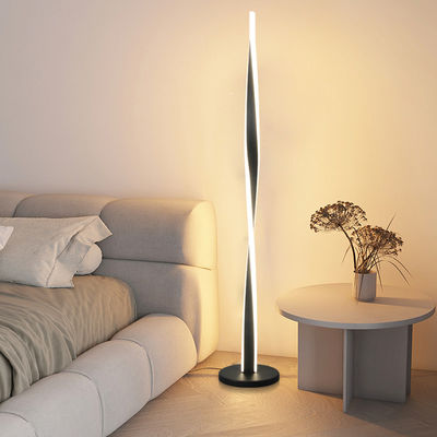 Contemporaneo Retro Moderno Minimalista Acrilico Lampada a LED Stand Divano in piedi Casa laterale Decorazione a lato letto Lampada da terra Morden