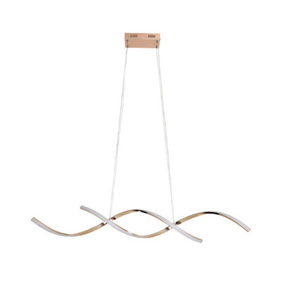 Ristorante Moderno Casa Lampada Pendente LED Oro Nero Semplice Alluminio Candelabro Interno