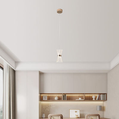 Modern Living Room Lampada montata a Led Lampada lucida trasparente Decorazione a bordo letto Lampada pendente acrilica