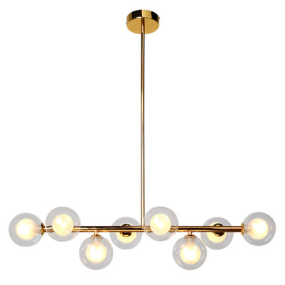 Doppio ombrello lampada nordica molecolare lampada magico fagiolo vetro camerino lampadario personalità sala da pranzo creativa postmoderna semplice camera da letto luce lusso luci