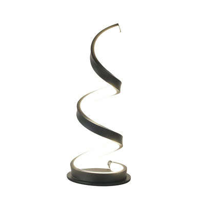 Lampada da scrivania a LED a spirale moderna a forma di S Dimmabile Controllo tattile Lampada da lettura Lampada da letto Camera da lavoro