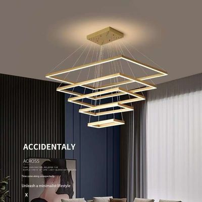 Acrilico Moderno Semplice rettangolare Nordic Illuminazione appesa Illuminazione In Lobby Bar Ristorante