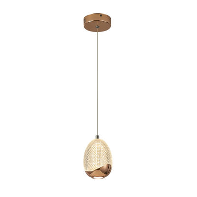 Acrilico per il letto Senior Sense Light Luxury Classic Cafe Restaurant Bar Rotondo vetro lampadario a LED