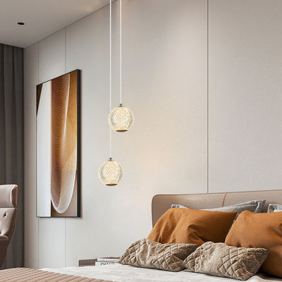 Acrilico per il letto Senior Sense Light Luxury Classic Cafe Restaurant Bar Rotondo vetro lampadario a LED