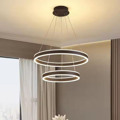 Casa Soggiorno Sala da pranzo Lucerna anello alluminio lampada a LED moderno Decorative soffitto pendente