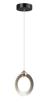 Di stile semplice Decorazione d'interni Lampada pendente camera da letto di casa Accendino in alluminio oro nero a LED