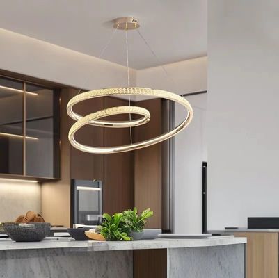 Moderno Italiano Semplice Luce Luxury Soggiorno Sala Da Pranzo Camera Da Letto Candelabro Anello Alto Livello Minimalista