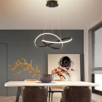 Lustre da pranzo personalità creativa nordica tavolo anello led luce moderna semplice arte lampada da tavolo da pranzo
